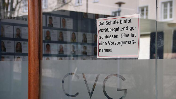 Das CVG ist seit Montag geschlossen, weil ein Schüler Kontakt zu einer infizierten Person hatte.Alexander Hartmann