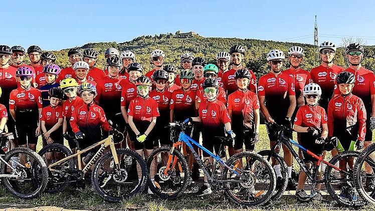 Die MTB-Abteilung des TSV Sche&szlig;litz.