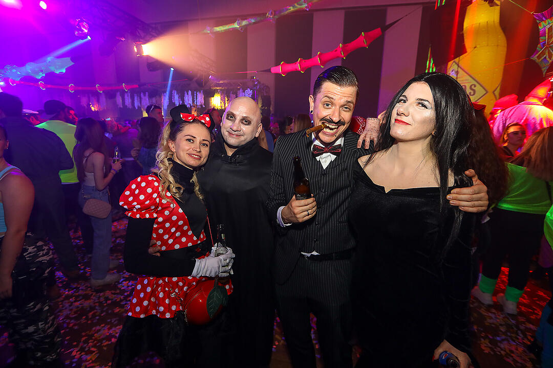 Beste Partystimmung in der Stadthalle