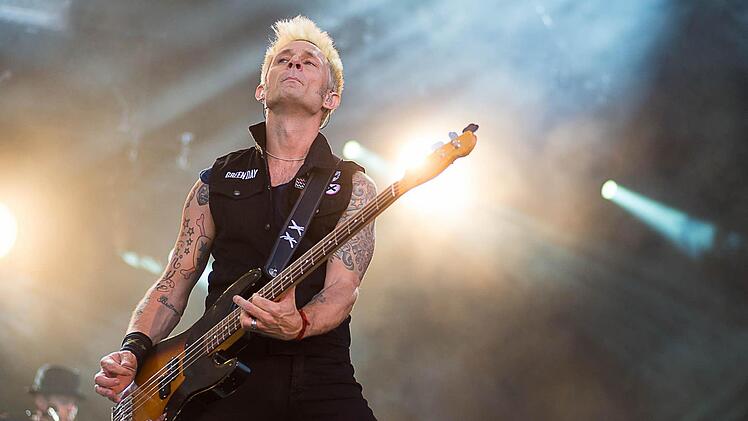 Mike Dirnt von Green Day. Foto: Tobias Köpplinger