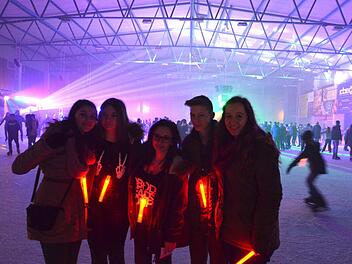 Eisdisco 2015 in der Bad Kissinger Eishalle. Foto: Peter Rauch