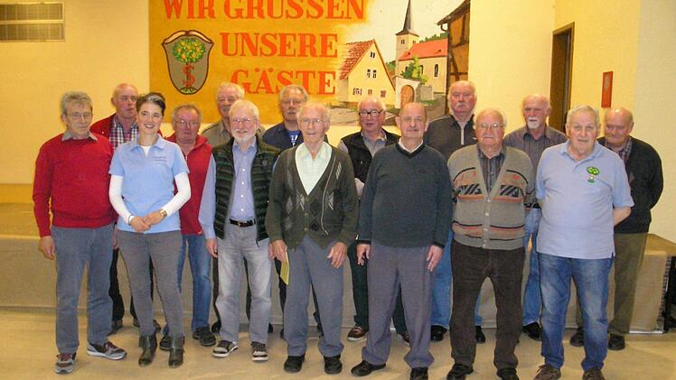Ehrungen für 40 Jahre Mitgliedschaft im Musikverein.