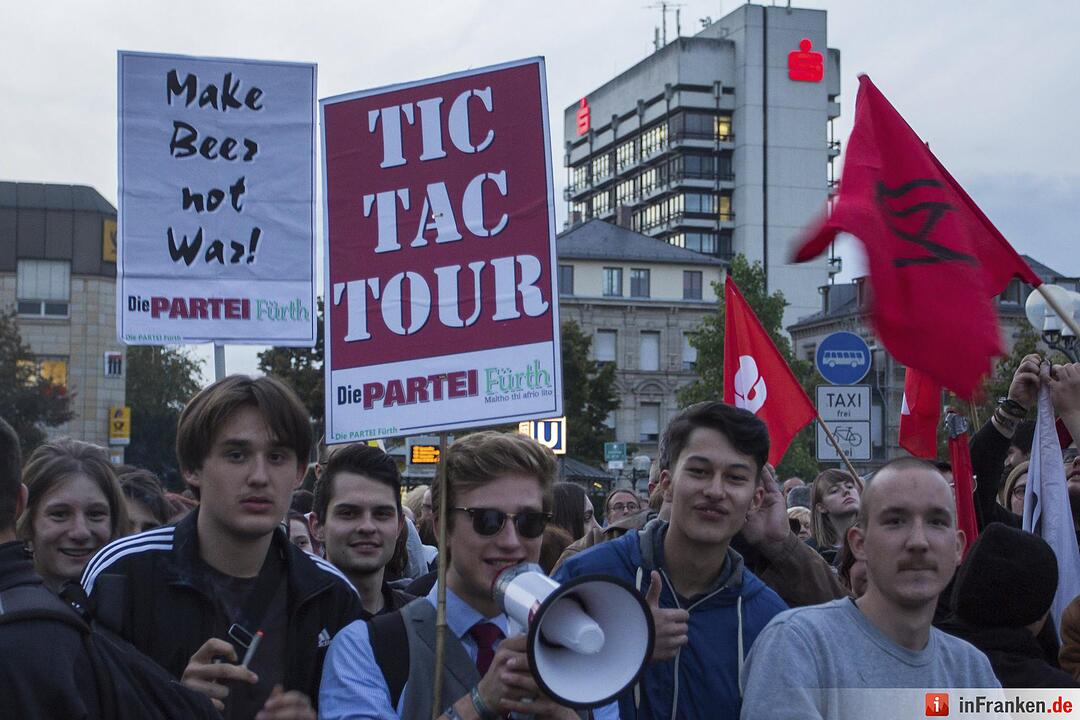 Drei Kundegebungen am Donnerstag in Fuerth - Polizei zieht positive Bilanz