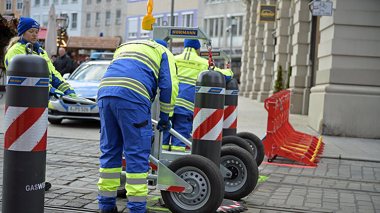 Poller am Augsburger Christkindlmarkt