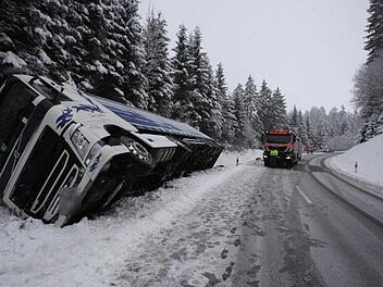 Unfall am 26. Januar 2015 zwischen Tschirn und Nordhalben Foto: News5/Fricke