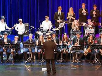 Die MGF-Big-Band unter der Leitung von Edgar Stübinger Foto: privat