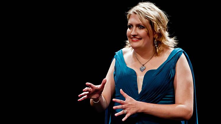 Kristin Ebner beim Gastspiel im Landestheater Coburg.Foto: Jochen Berger