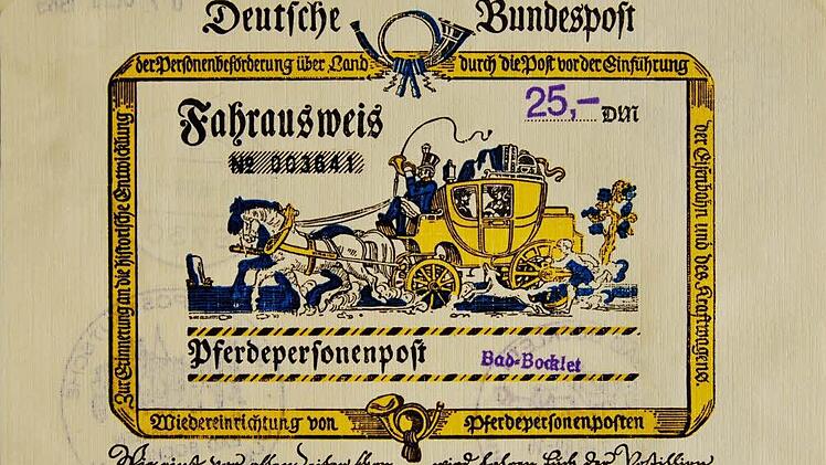 Eine Fahrkarte von 1989