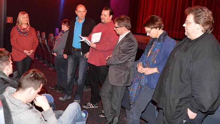 Diskussionsveranstaltung der Bayerischen Rundschau über "Er ist wieder da" mit Schülern der Fachschule für Heilerziehungspflege Foto: Ronald Rinklef