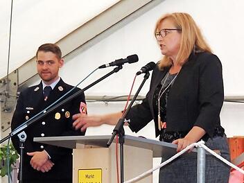 Gabi Schmidt hielt eine emotionale Rede. Foto: Dieter Gropp