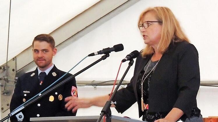 Gabi Schmidt hielt eine emotionale Rede. Foto: Dieter Gropp