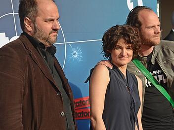 Drei Franken für den Tatort: Matthias Egersdörfer (li.), Eli Wasserscheid und Andreas Leopold Schadt. Foto: Nikolas Pelke