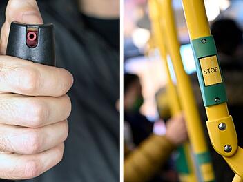 Tierabwehrspray-Attacke im Bus