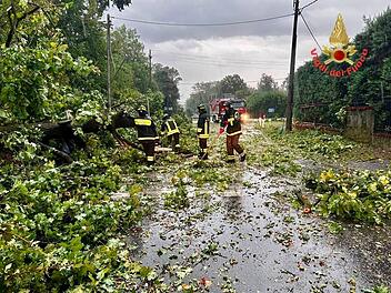 Unwetter in Norditalien