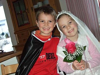 Rausgeputzt für die Traumhochzeit: Lukas und Filomena.