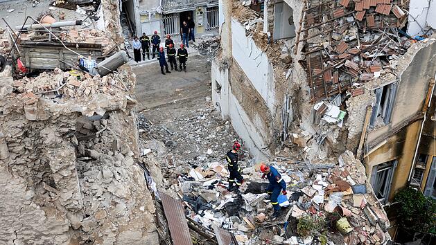 Explosion in Griechenland