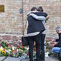 Bei Angriffen mitten in Halle an der Saale in Sachsen-Anhalt sind gestern vor einer Synagoge und in einem Döner-Imbiss zwei Menschen erschossen worden.worden. Foto: Hendrik Schmidt/dpa