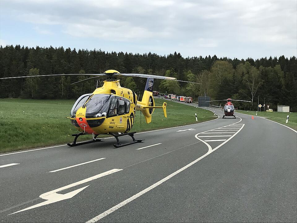 Mehrere Schwerverletzte bei Unfall im Kreis Hof
