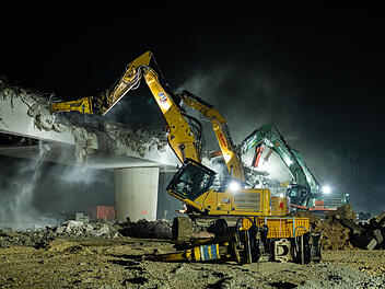 B22/B505 bei Strullendorf: Neue Verkehrsverbindung nach Br&uuml;ckenabriss