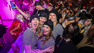 Beste Partystimmung in der Stadthalle