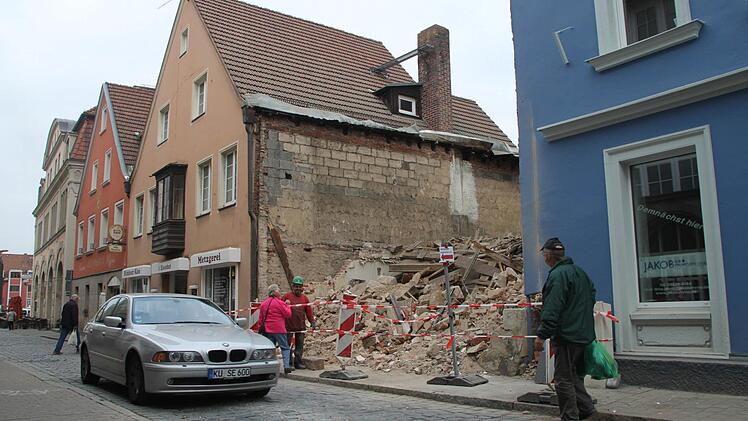 Wurde 2014 plattgemacht: das alte Haus in der Buchbindergasse 1. Foto: Stephan Tiroch