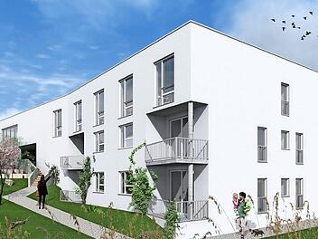 Der erste Spatenstich für das Seniorenprojekt soll zwischen Mai und Juli erfolgen.  Computerfoto: Saco-Architekten GmbH