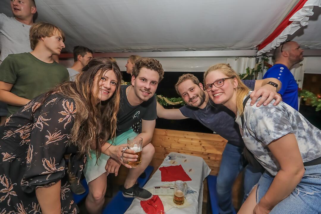 Endlich wieder Partystimmung im Sandgebiet