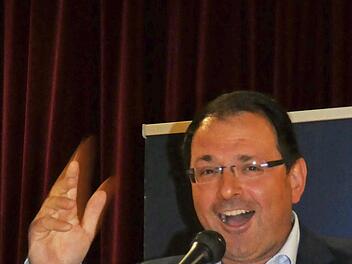 MdL Martin Schöffel (CSU) war der strahlende Sieger der Nominierungsversammlung.