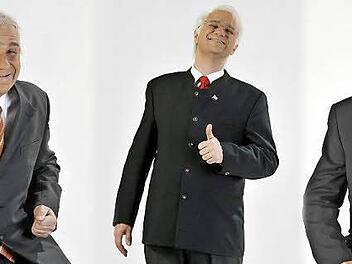 Stoiber (M.), Beckstein (l.) und Seehofer - oder auch der dreifache Wolfgang Krebs Foto: PR