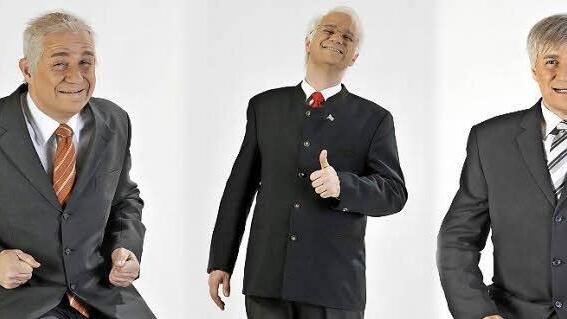 Stoiber (M.), Beckstein (l.) und Seehofer - oder auch der dreifache Wolfgang Krebs Foto: PR