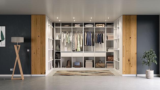 Einbauschr&auml;nke &uuml;ber Eck sind sehr beliebt - deinSchrank.de punktet mit M&ouml;beln nach Ma&szlig; in Schreinerqualit&auml;t.