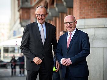 Friedrich Merz und Kai Wegner