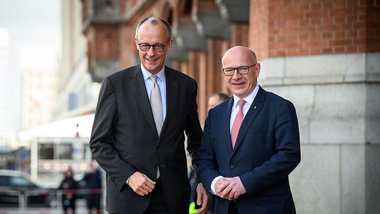 Friedrich Merz und Kai Wegner