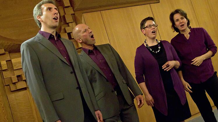Das Vokalquartett "wirt4" gastierte in Neustadt. Foto: Jochen Berger