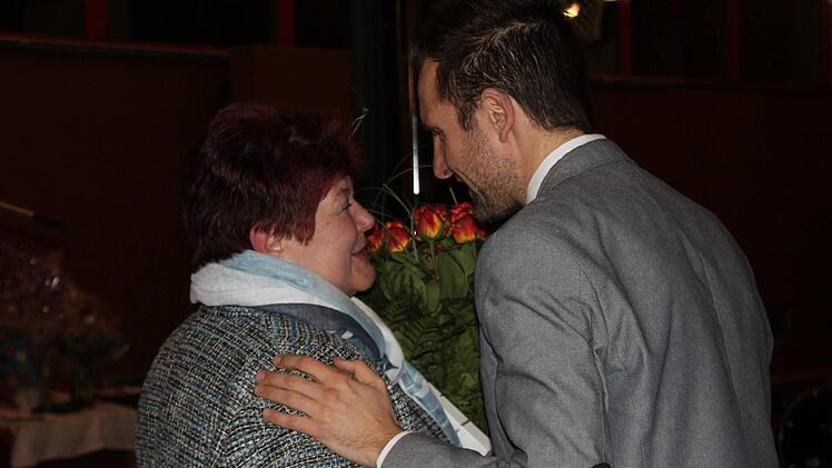 Auch der Lichtenfelser Bürgermeister Andreas Hügerich dankte Maria Wiehle.