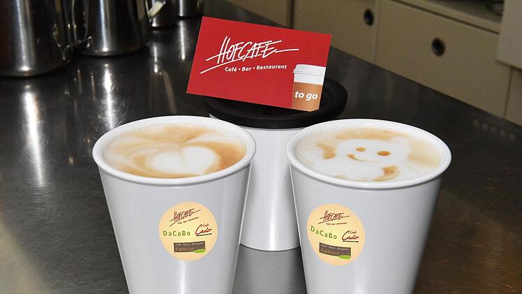 Coffee to go zum Nachfüllen.