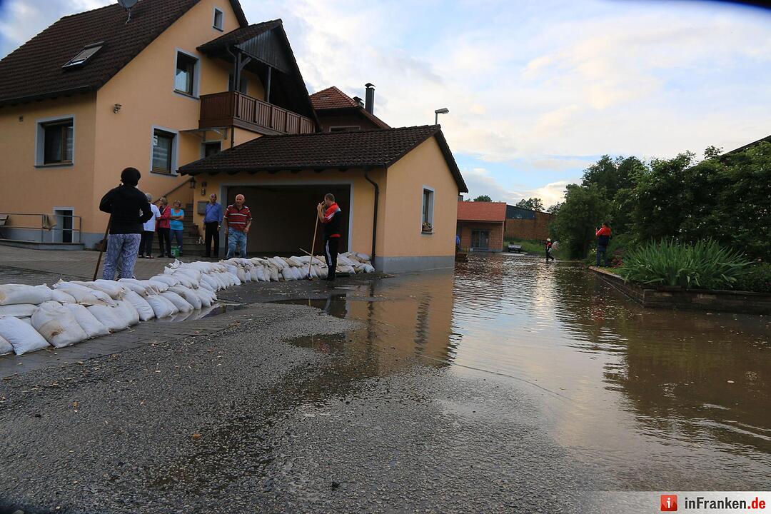 Hochwasser in Rauhenebrach