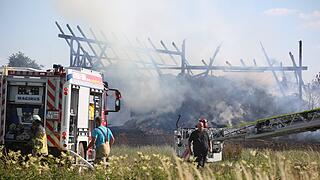 Scheune im Kreis Lichtenfels brennt komplett nieder