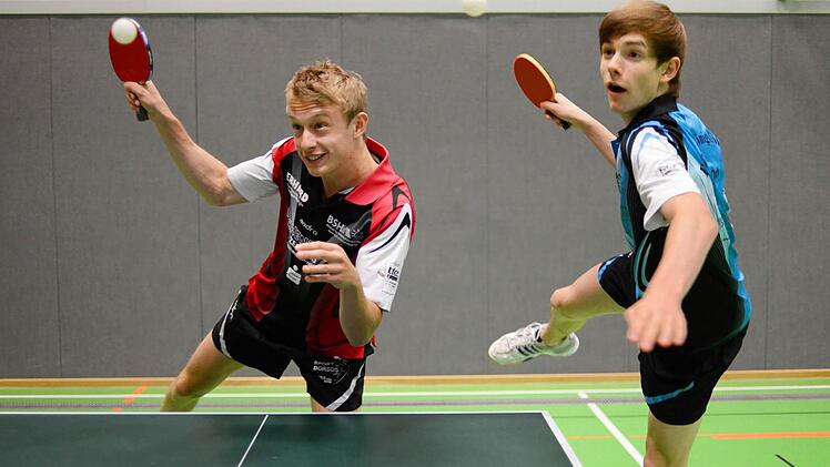 Hoffen auf den Sprung ins Hauptfeld: Christoph Schüller (links) und Kilian Ort vom TSV Bad Königshofen. Foto: as