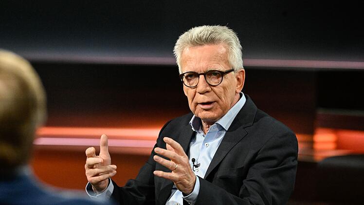 Der ehemalige Bundesminister Thomas de Maizi&egrave;re &auml;u&szlig;erte sich bei "Markus Lanz" auch zur Brandmauer zur AfD.