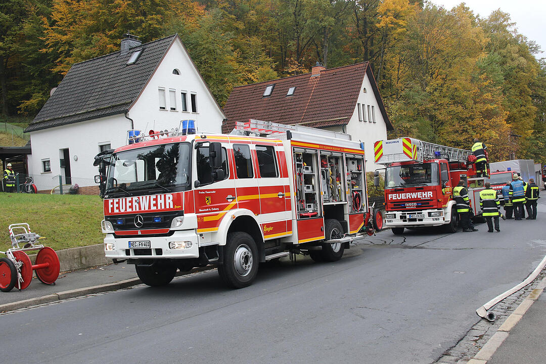 Brand in Neustadt bei Coburg