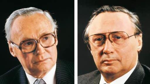 Den Grundstein für die heutige Unternehmensgruppe legten 1946 die Brüder Dr. Wilhelm Schaeffler (links) und Dr.-Ing. E.h. Georg Schaeffler.  Foto: Schaeffler