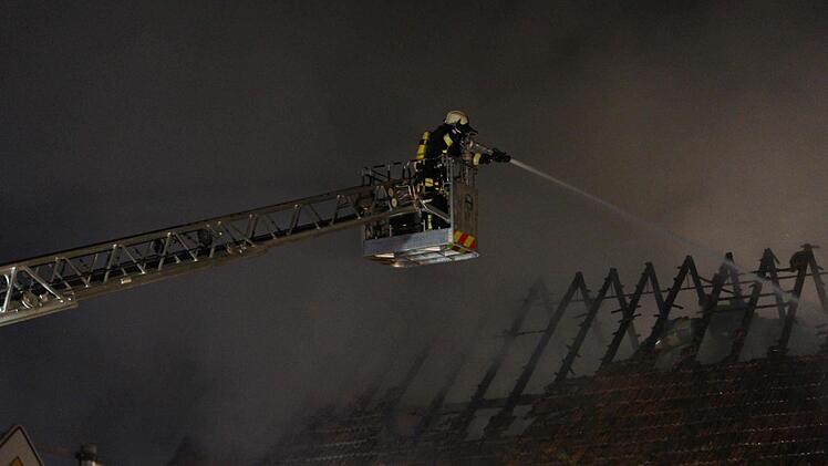 Brand in Oberleichtersbach. Foto: Sebastian Schmitt-Mathea