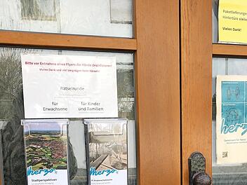 In Flyern am Eingang des Generationen-Zentrums gibt's alle Informationen.