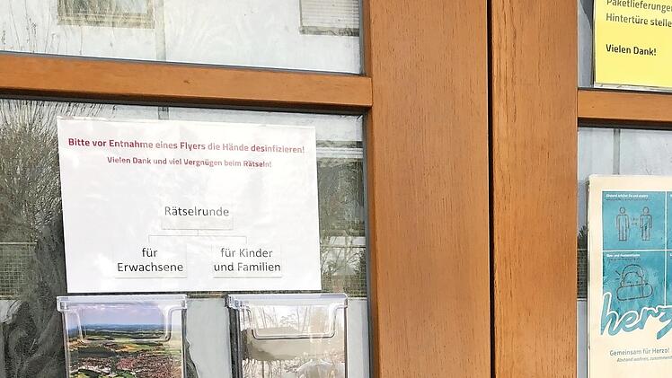 In Flyern am Eingang des Generationen-Zentrums gibt's alle Informationen.