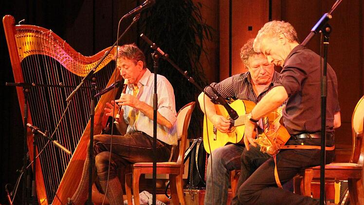Christoph, Karl und Michael bei ihrem Auftritt im Bad Kissinger Regentenbau.  Foto: Ralf Ruppert