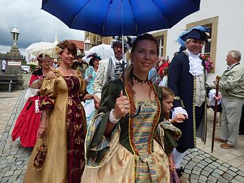 Viel Schauwert hatte das Gößweinsteiner Barockfest auch in diesem Jahr zu bieten. Fotos: Thomas Weichert