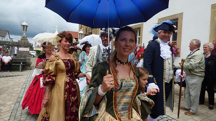 Viel Schauwert hatte das Gößweinsteiner Barockfest auch in diesem Jahr zu bieten. Fotos: Thomas Weichert