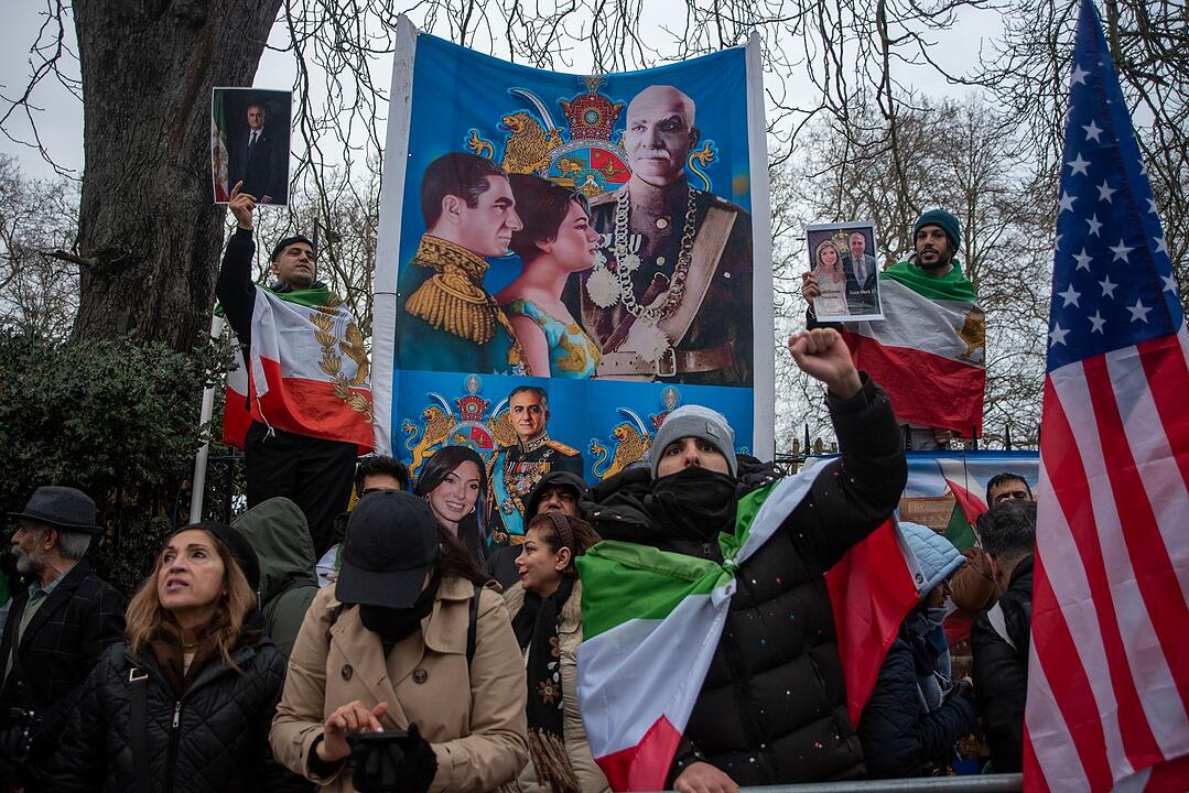 Solidarit&auml;t mit Protesten im Iran - London