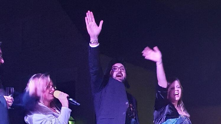 Das alte Markgrafenpaar verabschiedet sich Foto: Carmen Schwind